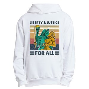 Lgbt Liberty And Justice For All Urban Pullover Hoodie