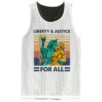 Lgbt Liberty And Justice For All Mesh Reversible Basketball Jersey Tank