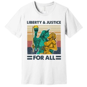 Lgbt Liberty And Justice For All Premium T-Shirt