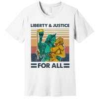 Lgbt Liberty And Justice For All Premium T-Shirt