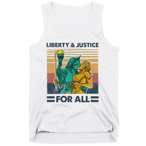 Lgbt Liberty And Justice For All Tank Top