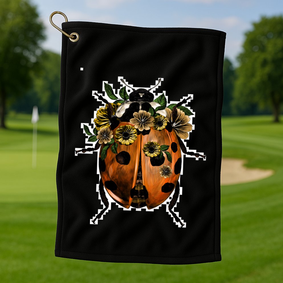 Ladybug Golf Towel