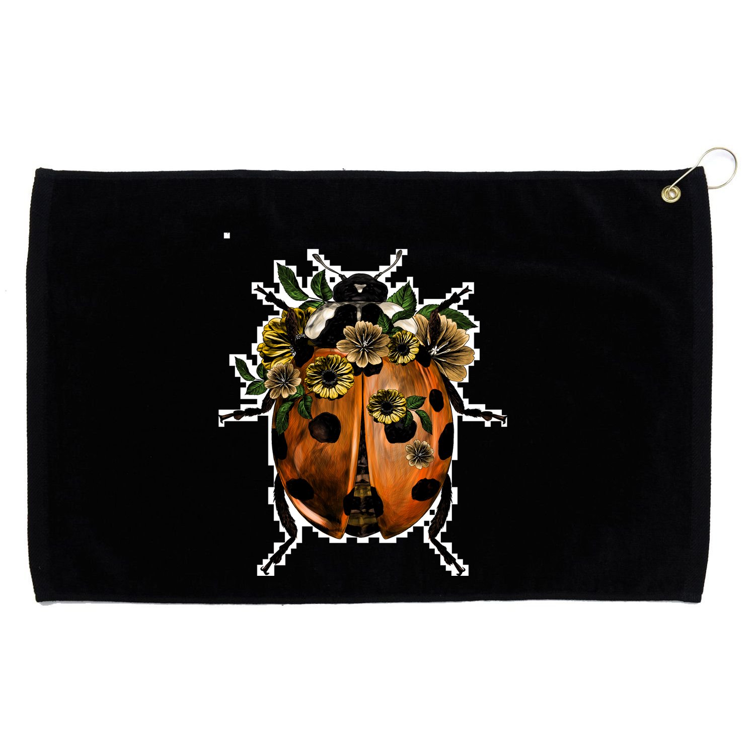 Ladybug Grommeted Golf Towel