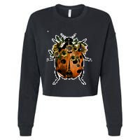 Ladybug Cropped Pullover Crew
