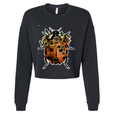 Ladybug Cropped Pullover Crew