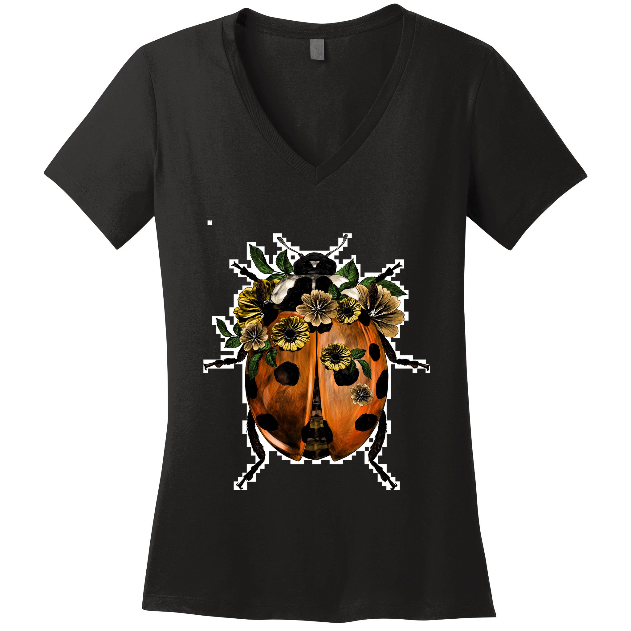 Ladybug Women's V-Neck T-Shirt