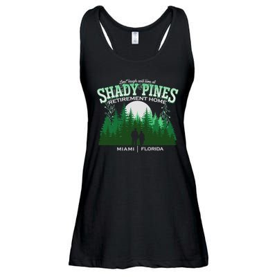 Live Laugh And Love At Shady Pines Retirement Home Miami Florida Ladies Essential Flowy Tank