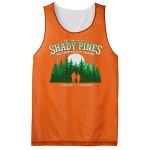 Live Laugh And Love At Shady Pines Retirement Home Miami Florida Mesh Reversible Basketball Jersey Tank