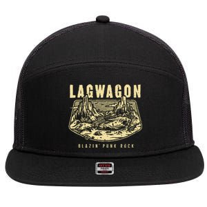 Lagwagon 7 Panel Mesh Trucker Snapback Hat