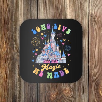 Long Live All The Magic We Made Retro Vintage Coaster