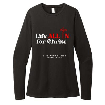 Lwc Life All In For Jesus Womens CVC Long Sleeve Shirt