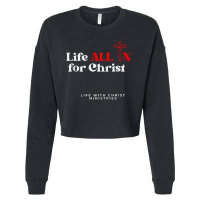 Lwc Life All In For Jesus Cropped Pullover Crew