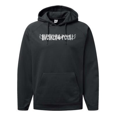 Live Like Aubreigh Performance Fleece Hoodie