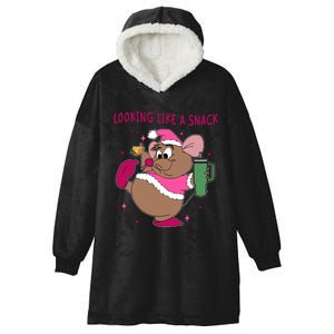 Looking Like A Snack Christmas Trip Hooded Wearable Blanket