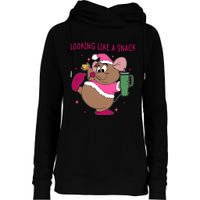 Looking Like A Snack Christmas Trip Womens Funnel Neck Pullover Hood