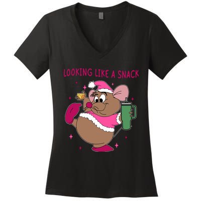 Looking Like A Snack Christmas Trip Women's V-Neck T-Shirt