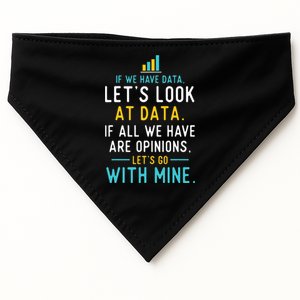 LetS Look At Data Data Science Statistics Data Analyst USA-Made Doggie Bandana