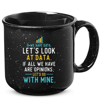 LetS Look At Data Data Science Statistics Data Analyst 15oz Campfire Ceramic Mug