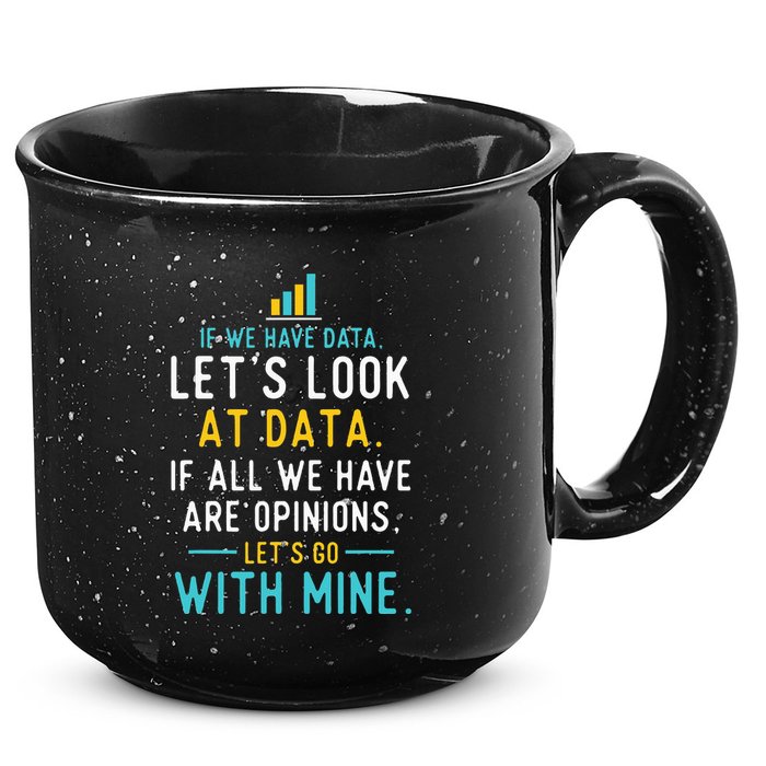 LetS Look At Data Data Science Statistics Data Analyst 15oz Campfire Ceramic Mug