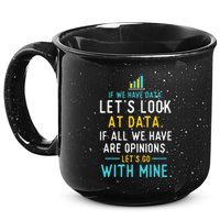 LetS Look At Data Data Science Statistics Data Analyst 15oz Campfire Ceramic Mug