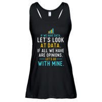 LetS Look At Data Data Science Statistics Data Analyst Ladies Essential Flowy Tank
