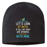 LetS Look At Data Data Science Statistics Data Analyst Sustainable Beanie