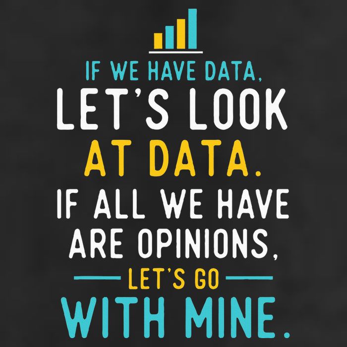 LetS Look At Data Data Science Statistics Data Analyst 25L Jumbo Tote