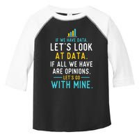 LetS Look At Data Data Science Statistics Data Analyst Toddler Fine Jersey T-Shirt