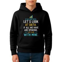 LetS Look At Data Data Science Statistics Data Analyst Kids Hoodie