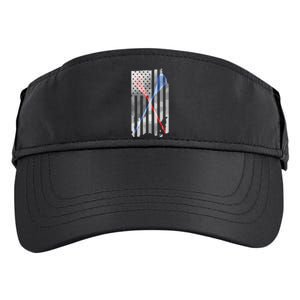 Lacrosse LAX American Flag Adult Drive Performance Visor