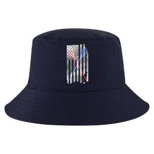 Lacrosse LAX American Flag Cool Comfort Performance Bucket Hat