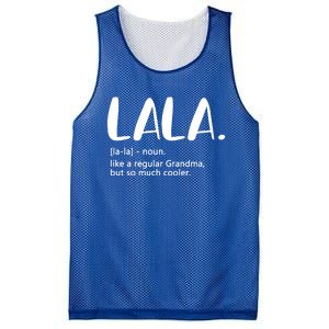 Lala Like A Regular Grandma But Cooler Mothers Day Lala Funny Gift Mesh Reversible Basketball Jersey Tank