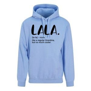 Lala Like A Regular Grandma But Cooler Mothers Day Lala Funny Gift Unisex Surf Hoodie