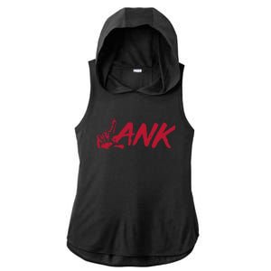 L.A.N.K Let All The Naysayers Know Ladies PosiCharge Tri-Blend Wicking Draft Hoodie Tank