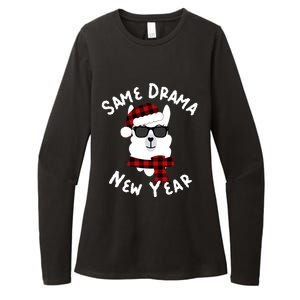 Llama Llama Alpaca Happy New Years Eve Party Decor Pajamas Gift Womens CVC Long Sleeve Shirt