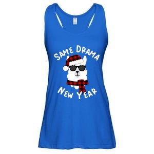 Llama Llama Alpaca Happy New Years Eve Party Decor Pajamas Gift Ladies Essential Flowy Tank