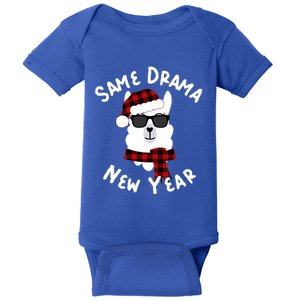 Llama Llama Alpaca Happy New Years Eve Party Decor Pajamas Gift Baby Bodysuit