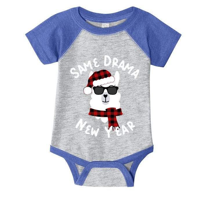 Llama Llama Alpaca Happy New Years Eve Party Decor Pajamas Gift Infant Baby Jersey Bodysuit