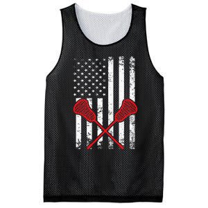 Lacrosse LAX American USA Flag Mesh Reversible Basketball Jersey Tank