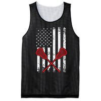 Lacrosse LAX American USA Flag Mesh Reversible Basketball Jersey Tank