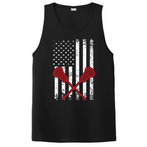 Lacrosse LAX American USA Flag PosiCharge Competitor Tank