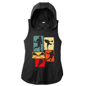 Lacrosse Ladies PosiCharge Tri-Blend Wicking Draft Hoodie Tank