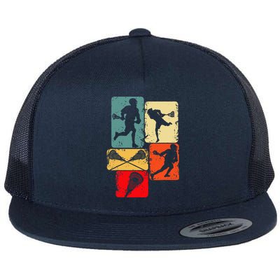 Lacrosse Flat Bill Trucker Hat