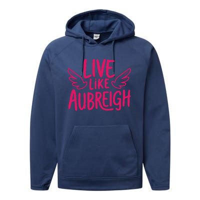 Live Like Aubreigh Performance Fleece Hoodie