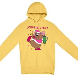 Looking Like A Snack Christmas Trip Premium Pullover Hoodie