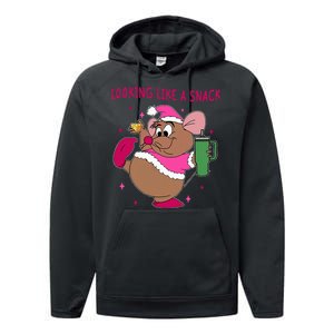 Looking Like A Snack Christmas Trip Performance Fleece Hoodie