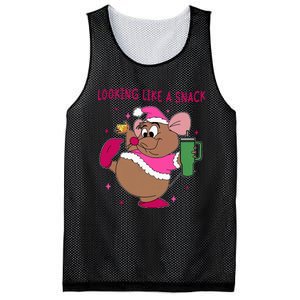 Looking Like A Snack Christmas Trip Mesh Reversible Basketball Jersey Tank