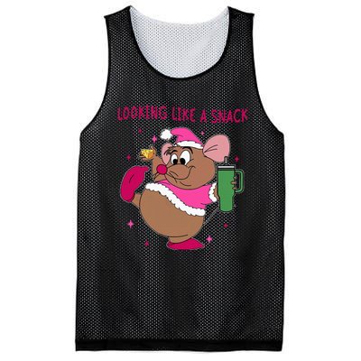 Looking Like A Snack Christmas Trip Mesh Reversible Basketball Jersey Tank