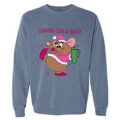 Looking Like A Snack Christmas Trip Garment-Dyed Sweatshirt