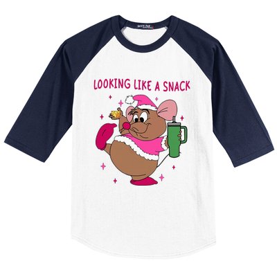 Looking Like A Snack Christmas Trip Baseball Sleeve Shirt